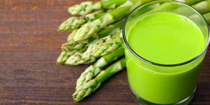 asparagus juice for treating prostatitis