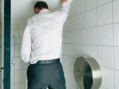 Frequent urge to urinate in men with prostatitis