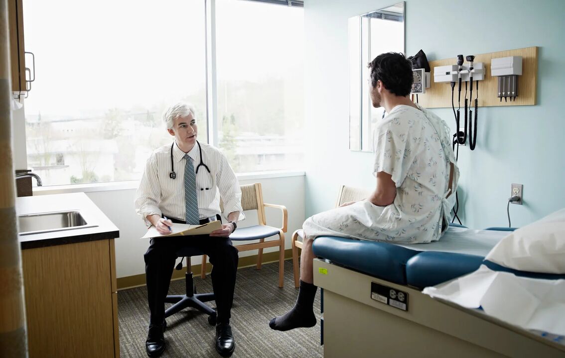 To identify prostatitis, it is very important for a man to undergo a full examination by a doctor.